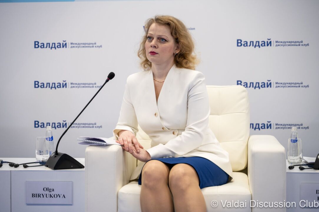 Старший научный сотрудник ЦКЕМИ Ольга Бирюкова стала участником дискуссии на площадке клуба «Валдай» Иллюстрация к новости: Старший научный сотрудник ЦКЕМИ Ольга Бирюкова стала участником дискуссии на площадке клуба «Валдай»